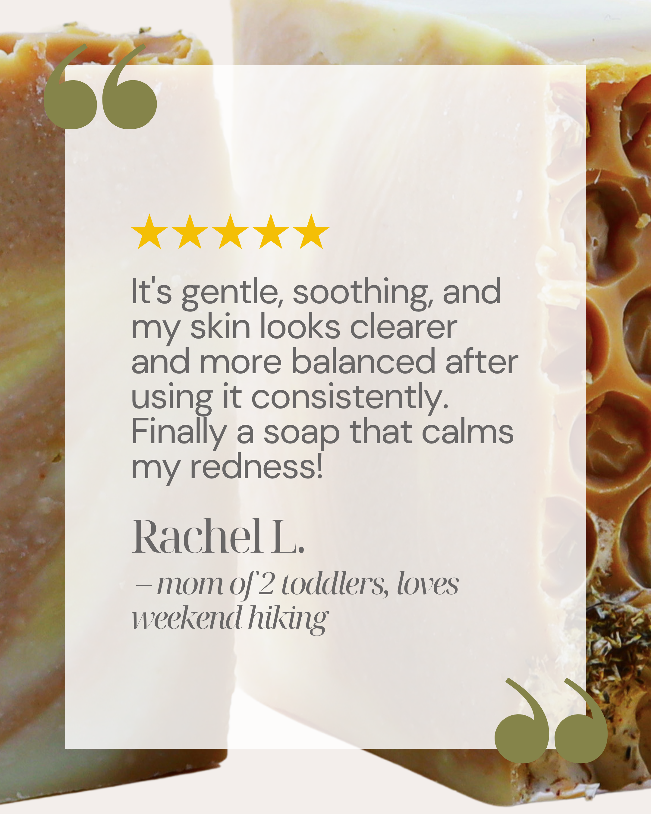 Amber Organic Soap
