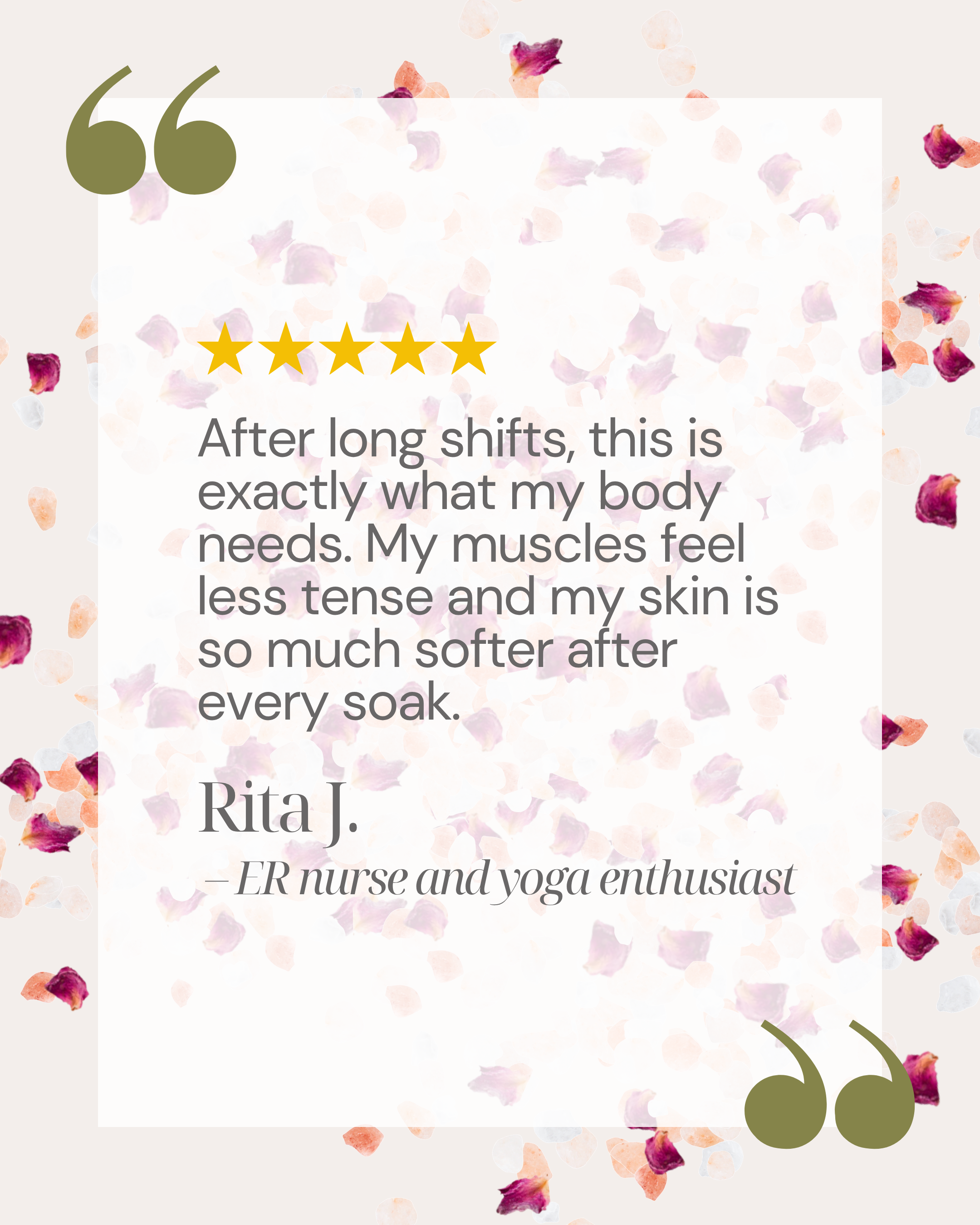 Rose Quartz Bath Tea