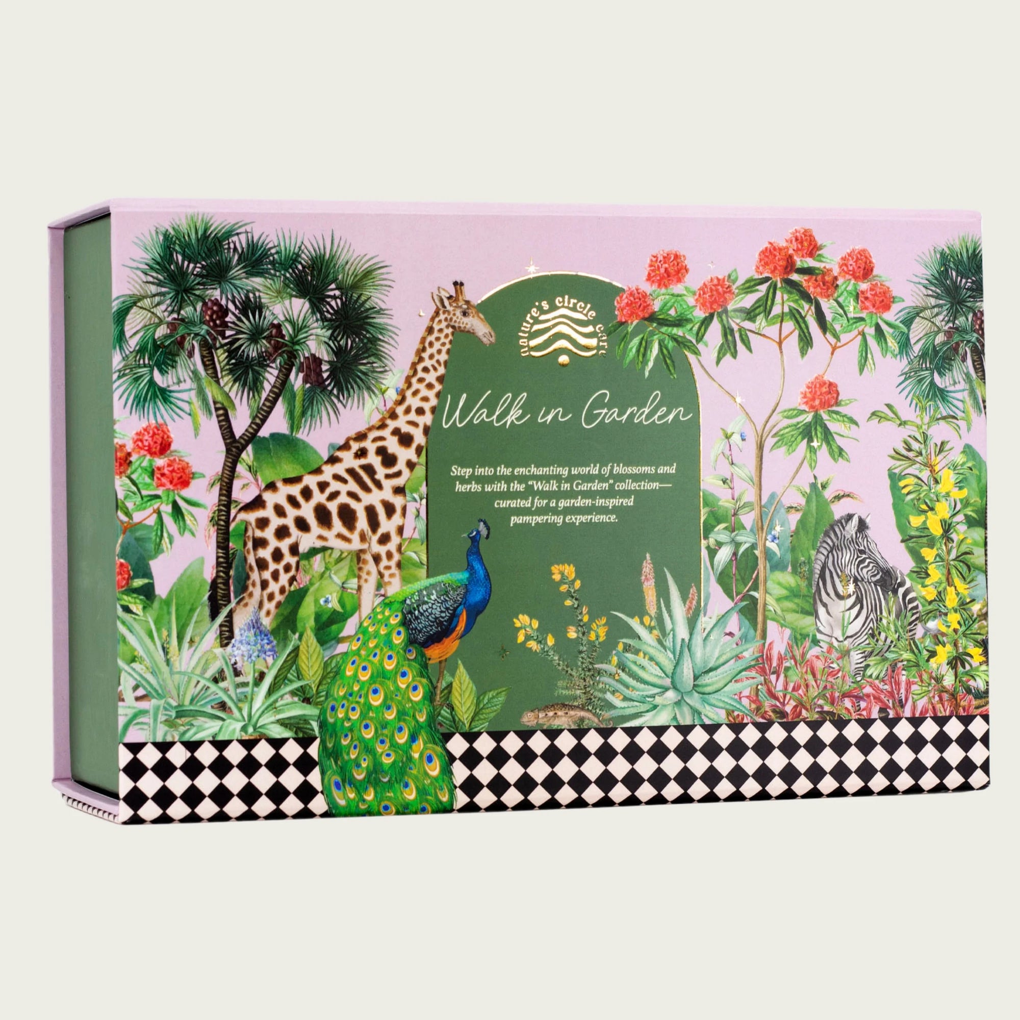 Step into the enchanting world of blossoms and herbs with "Walk in Garden collection by Nature's Circle Care curated for a garden-inspired pampering experience. A gift of pure self-care with 100% natural ingredients for relaxation.