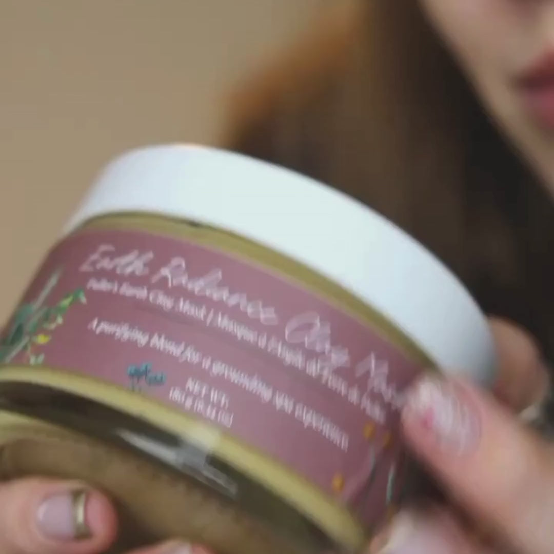 Fuller's Earth Clay Mask application for even skin tone.